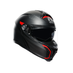 Kask Szczękowy AGV Tourmodular Frequency Czarno/Czerwony Mat